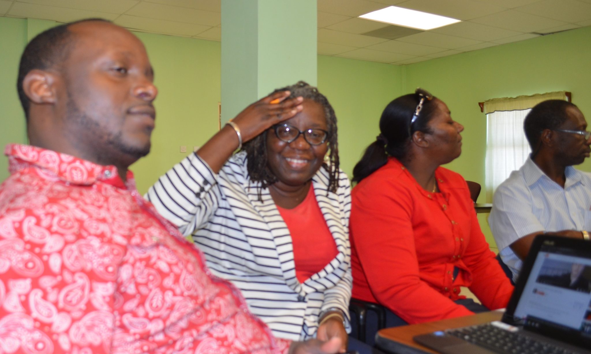 Jack Ngumbah, NDMD_ Clara Tuckett, NEMA, Grace Elliott, NDMD, Carl Herbert NDC
